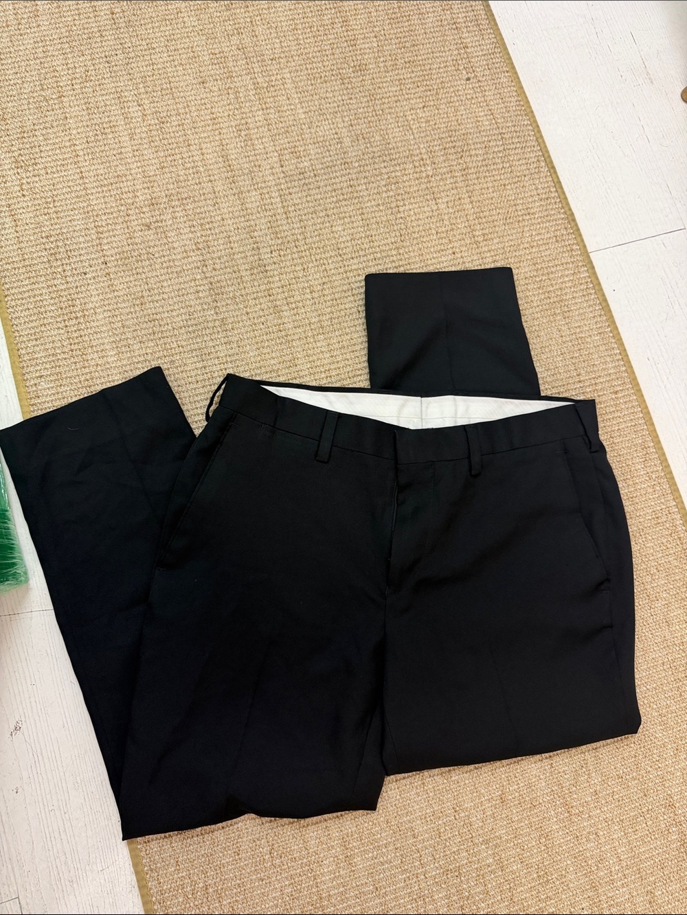 Louis Raphael Men's Black Dress Trousers